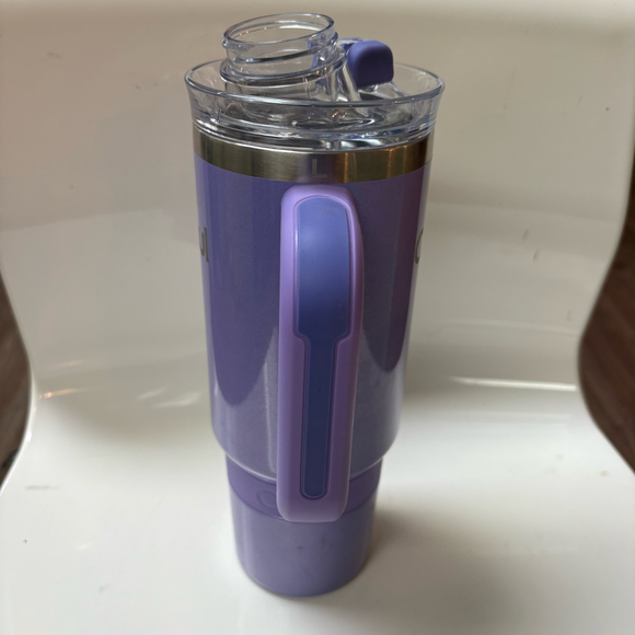 Cirkul 40oz All-Day StrawSip Stainless Steel Tumbler Purple - Picture 4 of 9